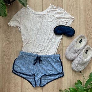 Blue pjs shorts